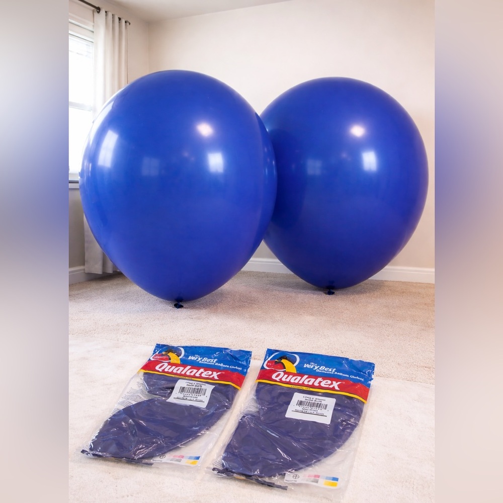 Qualatex 3 Ft Giant Royal Blue Balloons Party Decor